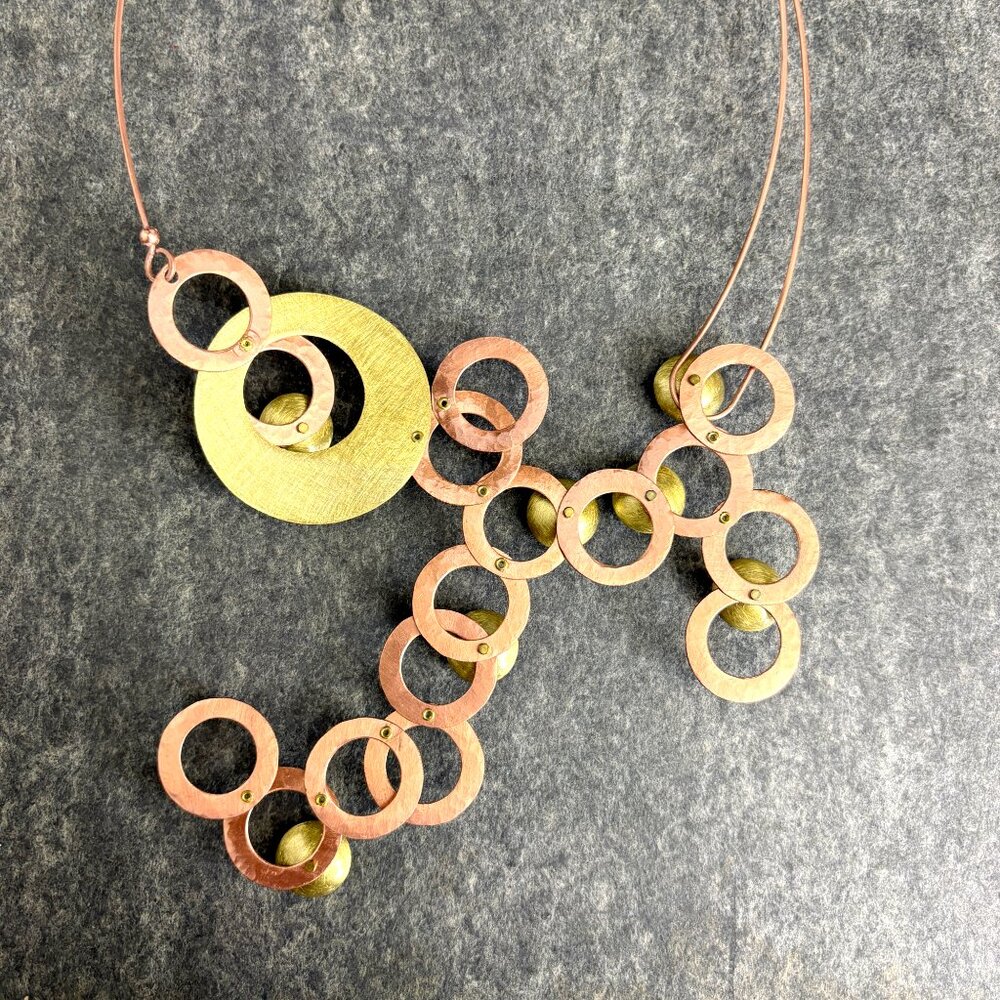 Chick Boss handmade wearable sculpture statement necklace - fair trade jewelry - Picture 9 of 11